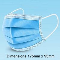 3 Layer Disposable Mask Two Pack Sizes